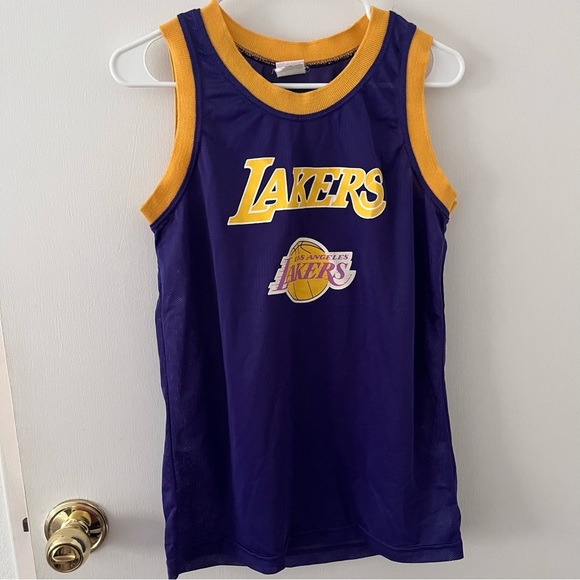 Kids NBA Los Angeles Lakers Jersey Made in U.S.A. Size 16-18 - Picture 1 of 10